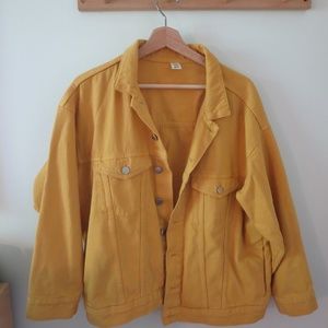 Thrifted Yellow Denim Jacket